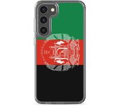 Coque Téléphone - Samsung - Galaxy S23 Ultra - Drapeau Afganistán - Souple - Multicolore