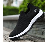 Zapatillas de deporte de moda para hombre, zapatos casuales de malla con cordones, zapatos para hombre, zapatos vulcanizados ligeros, zapatillas para caminar, zapatillas para hombre 2021 39 gris