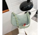 Bolsos de mano vintage de moda para mujer, bolso de pana para otoño e invierno, bolso de mano con cremallera para el hombro, bolsos pequeños para mujer, bolso de mano informal suave negro