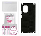 apgo Protective Skin Sticker for the back+sides compatible with Xiaomi Mi 11X, Full Wrap Film, Foil, Vinyl - Pattern Matrix