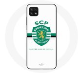 Coque maniacase pour Samsung Galaxy A22 5G scp sporting portugal fond blanc