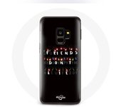 Coque pour Samsung Galaxy S9 Plus Stranger Things Affiche Friends Don't Lie Joyeux noël