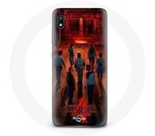Coque pour Samsung Galaxy A10 Stranger Things Affiche Equipages Fan Art Saison 4