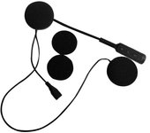 Auriculares inalámbricos BT8 para casco, coche eléctrico para contestar el teléfono y escuchar música en motocicleta negro