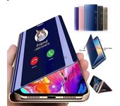 Funda con tapa de espejo para Samsung Galaxy A51, A32 5G, A50, S20 FE, A31, A21S, A20, A10, A71, A72, S8, S10 Plus, Note 20 Ultra, 9 y 10 Lite. S20