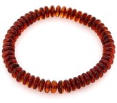 Les Trésors De Lily [R3693] - Pulsera 'Inspiración' de ámbar coñac - 8 mm marrón