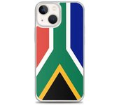 Coque iPhone - Drapeau Afrique du Sud - iPhone 13 mini - Souple - Multicolore - Vertical