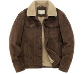 Chaquetas de algodón para hombre, abrigo Parka holgado y cálido acolchado, Chaqueta corta de pana para hombre, cortavientos con cremallera sólida, cortavientos informal de invierno para hombre M negro