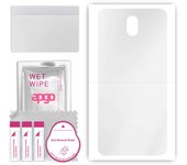 apgo Ultra Clear Protective Skin Sticker for the back compatible with LG K30 (2019), Wrap Film, Hydrogel Film, Flexible, Soft TPU with positioning lay