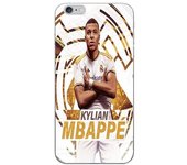 Coque Maniacase pour iPhone 6 Plus Kylian Mbappe Real Madrid wallpaper celebration