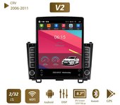 Para Honda CRV 2006-2011 Radio de coche 9,7 ''Tesla pantalla Vertical Carplay Android Autoradio reproductor Multimedia 2 + 32GB