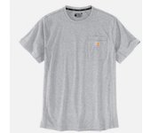 CARHARTT 104616 Camiseta de manga corta Force Pocket GRIS HEATHER 93671 93671 L