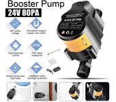 Bombas presurizadoras de agua de 24V CC, bomba elevadora de presión de agua para el hogar, calentador de agua Solar, ducha, fregadero de cocina