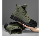 CYYTL Botas de hombre Zapatos de lona casuales Zapatos de invierno de diseñador de lujo Plataforma de tobillo Motocicleta Chelsea Táctica Vaquera Combate Trabajo Senderismo 39