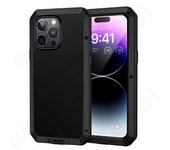Funda para iPhone 15 14 13 12 11 Pro Max XS XR 8 7 Plus SE Funda protectora de metal resistente de 360 grados a prueba de golpes iPhone SE 2022