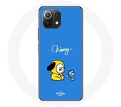 Coque pour Xiaomi Mi 11 Lite Bangtan BTS BT21 Chimmy Jimin Fond Bleu