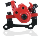 Pinzas de freno de disco sólido, repuesto de pinza de freno de disco para patinete eléctrico, delantero y trasero, para Kugoo M4 negro