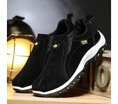 Mocasines de hombre sin cordones, mocasines de gamuza, zapatos de conducción para primavera y verano, calzado cómodo y ligero, planos suaves para hombre, talla 38-48 jkm89 6.5 negro