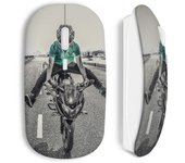 Ratón inalámbrico estilo motocicleta