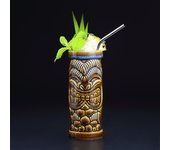 Tazón taza Tiki de soldado de la isla de 390ml, vaso de vino de cerámica Tropical Hawái, vaso de cóctel especial, jarras de cerveza, bebida, lata de batido Tiki Mug 390ml