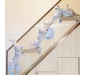 Torre para gatos con hamaca, rascador para gatos, mueble para el hogar, estructura de juego, accesorios, productos para mascotas