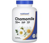 Nutricost, Chamomile, 750 mg, 240 capsules (375 mg per capsule)