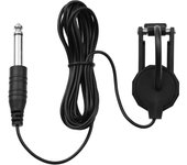 Mini transductor de pastilla de guitarra con conector de 14 pulgadas, Cable de 2,4 M para Type B negro