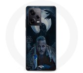 Coque Maniacase pour Xiaomi Redmi Note 12 Pro 5G Vikings ragnar lothbrok corbeau