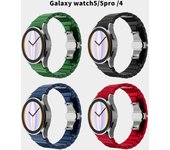 Correa de fibra de carbono para reloj Samsung Galaxy Watch 4, 5, 6, 40 mm, 44 mm, 5Pro, 45 mm, hebilla de mariposa, pulsera Galaxy Watch 6 Classic de 43 mm y 47 mm Galaxy watch4 5 5pro