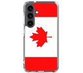 Coque Téléphone - Samsung - Galaxy S22 - Drapeau Canada - Souple - Multicolore