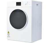 Secadora de ropa OSJ de 8 kg para uso doméstico, gran capacidad, temporizador, panel táctil, prevención de humedad, prevención de temporada de lluvias, prevención de moho, prevención de polen, ropa blanco