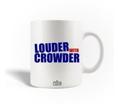 Mug en Céramique Louder with Crowder Bleu Rouge
