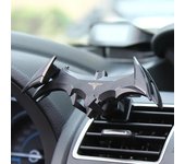 Soporte para teléfono de coche con hebilla de gravedad en forma de murciélago, marco de soporte de navegación con salida de aire, adecuado para todos los dispositivos de 4 a 6,5 pulgadas negro