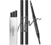 YOOTASIO eyebrow pencil function for women and men eyebrow pencil New waterproof formula Genderless eyebrow pen YT1011 3-pronged double-ended (pencil