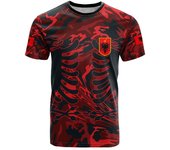 Camisetas gráficas de la bandera de Albania, camiseta con estampado 3D del emblema nacional albanés para hombres, ropa deportiva, Jersey de competición, camisetas con águila para niños S