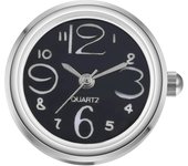 Reloj de anillo impermeable de tamaño libre para mujer, reloj de anillo, reloj de anillo, reloj de anillo, reloj de anillo, accesorio de moda analógico de plata para mujer