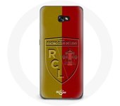 Funda Maniacase para Samsung Galaxy A3 2017 rcl lente Logo fondo amarillo y rojo