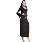 Disfraz de Halloween M-XL, disfraz de monja para espectáculo de máscaras, cosplay, uniforme de monja average code