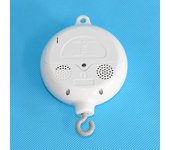 Campana giratoria para cama de cuna móvil para bebé, juguete con música que funciona con pilas, juguete para cuna con campana para bebé