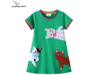 Vestido de princesa de punto de moda para niñas - Corto 80-90cm