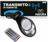 Transmisor FM TRANSMITOX Cargador USB SD para teléfono móvil Adaptador de radio