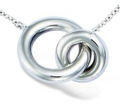 Les Trésors De Lily [L7419] - Collier Argent 'Chorégraphie' argenté (rhodié) - 18x14 mm plata