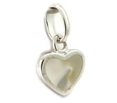 Les Trésors De Lily [K6490] - Colgante de plata 'Love' nácar blanco blanco