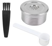 Cápsula de café reutilizable con cepillo de cuchara apto para cafetera DELTA Q NDIQ7323