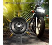 Bocina de coche Autohupe 12V Auto Elektrische Horn Mini bocina eléctrica de Metal 105db Universal para motocicleta