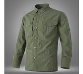 Camisa táctica de manga larga para hombre, chaqueta de entrenamiento multifuncional de secado rápido, abrigo fino y transpirable. M
