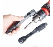 1 pieza de llave de trinquete para portabrocas de taladro eléctrico manual, rápida y ahorradora de mano de obra, mesa de mandril giratoria, taladro eléctrico manual, taladro de avión