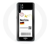 Coque pour Huawei P30 Billet d'avion Berlin