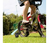 Ruedas de entrenamiento para bicicletas de 12 a 20 pulgadas Ruedas de entrenamiento para bicicletas de tierra Ruedas de entrenamiento resistentes Ruedas de entrenamiento para bicicletas para niños azul