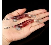 Jigs Señuelos de madera para camarones, aparejos de pesca, cebo de pesca 2023, señuelo de pulpo realista 1.8-D